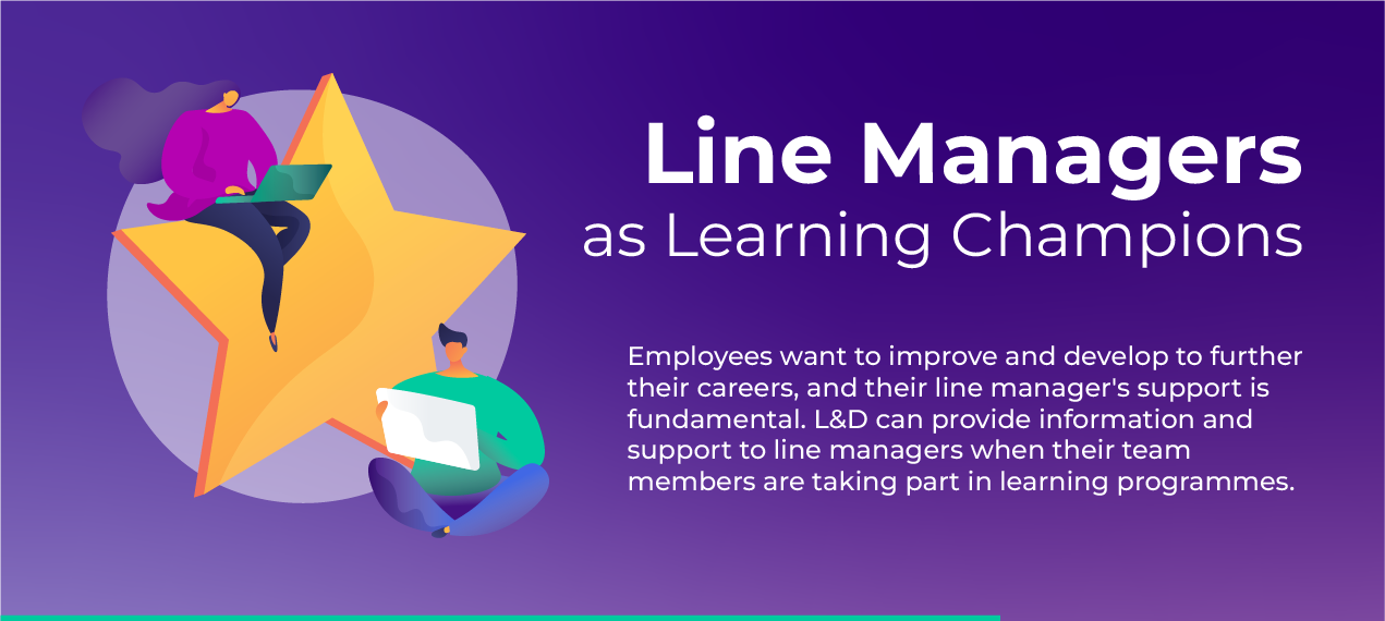 Infographic: Line managers as learning champions